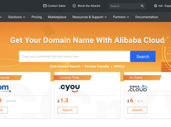 Alibaba Cloud Domain Name Service Screenshot 1