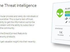 AT&T Alien Labs Open Threat Exchange Screenshot 1