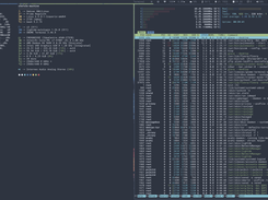 Alien-OS Regolith FastFetch + htop