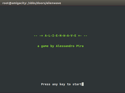Alienwave Title Screen