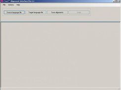 main interface of CTexT Alignment Interface Pro 1.1