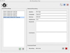 Alis Recording Tool Main Window
