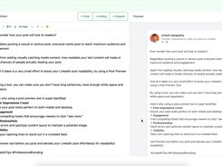 Linkedin Post Editor and Preview Tool