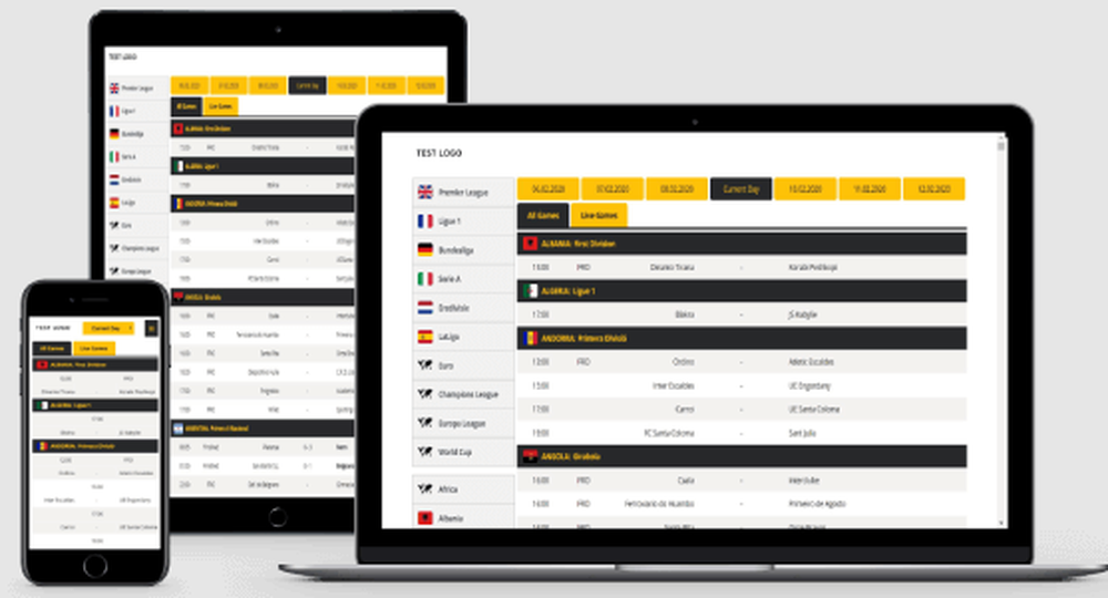 All Sports API Screenshot 1