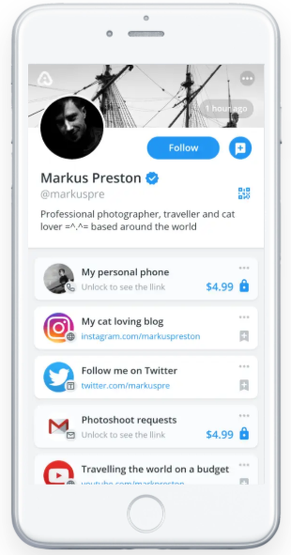 AllMyLinks Screenshot 1