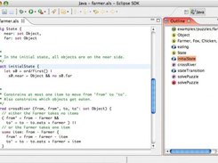 Basic editor with outline view.