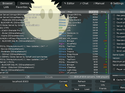 AllTheHaxx Serverbrowser with night design