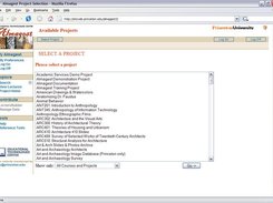 Web-based interface to course media files