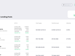 Alpaca Finance Screenshot 1