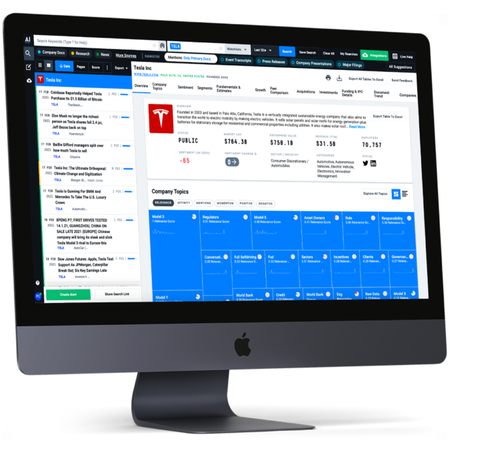 AlphaSense Screenshot 1