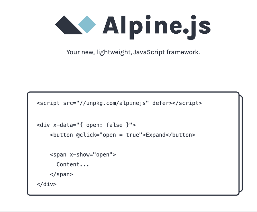 Alpine.js Screenshot 1
