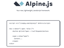 Alpine.js Screenshot 1