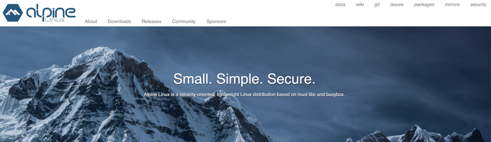 Alpine Linux Screenshot 1