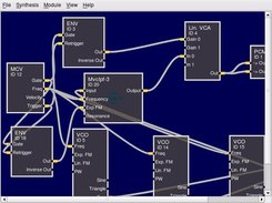 ams playing "bass.ams" example patch file