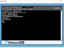 Altair 8800 Serial Console Screenshot 1