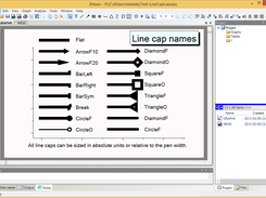 Custom line caps