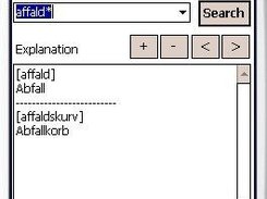 Alternate Dictionary PDA 1.500 Screenshot 1