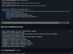 Altinity Kubernetes Operator ClickHouse Screenshot 1
