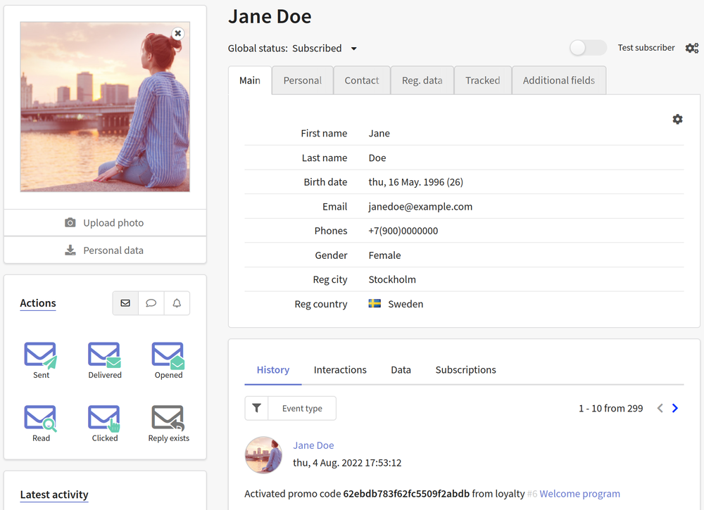 360 Customer Profile