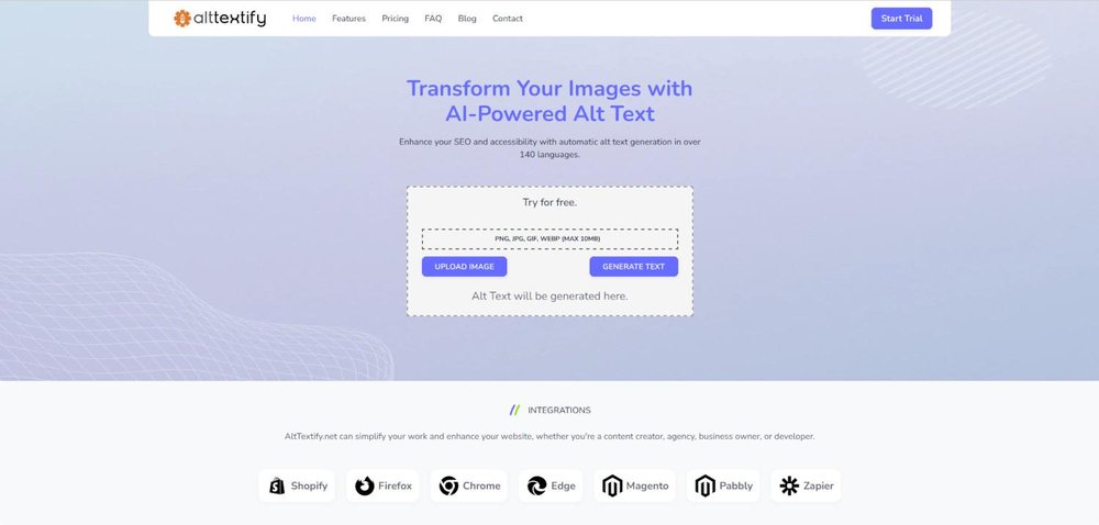 AltTextify is an AI-powered alt text generator that helps websites automatically create descriptive, SEO-friendly, and ADA-compliant alt text for images. With support for 140+ languages and direct integrations with platforms like Shopify, WordPress, and Zapier, AltTextify eliminates the manual effort of tagging images and ensures your site is both discoverable and accessible.