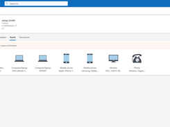 Employee portal with assigned resources