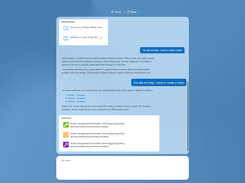 AI agent within self-service portal