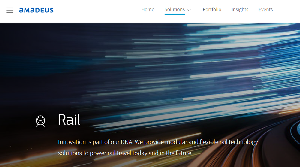 Amadeus Rail Display Screenshot 1