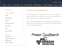 Amazon CloudSearch Screenshot 1