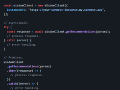 amazon-connect-wisdomjs Screenshot 2