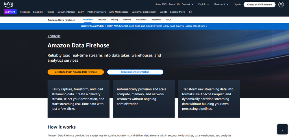 Amazon Data Firehose Screenshot 1