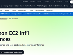 Amazon EC2 Inf1 Instances Screenshot 1