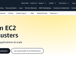Amazon EC2 UltraClusters Screenshot 1