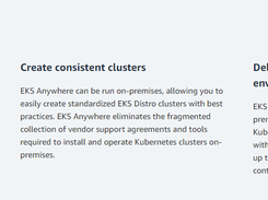 Amazon EKS Anywhere Screenshot 1