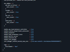 Amazon EKS Blueprints Addons Screenshot 1
