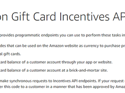 Amazon Gift Card API Screenshot 1