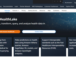 Amazon HealthLake Screenshot 1