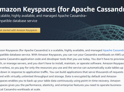 Amazon Keyspaces Screenshot 1