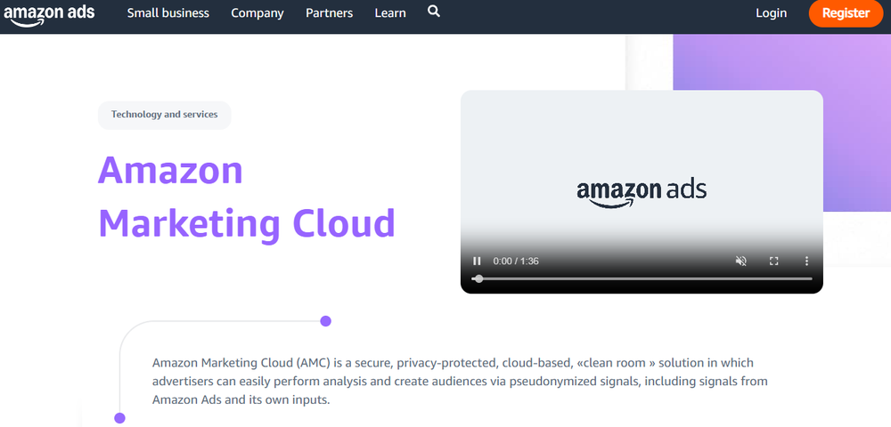 Amazon Marketing Cloud Screenshot 1