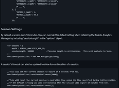 Amazon Mobile Analytics SDK JavaScript Screenshot 1