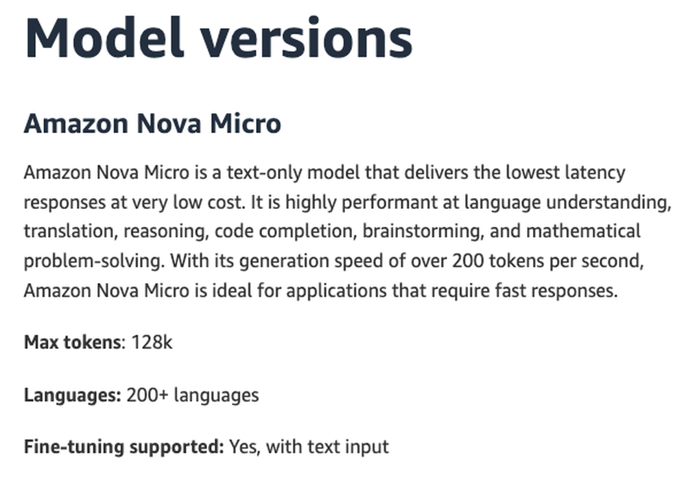 Amazon Nova Micro Screenshot 1