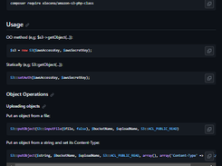 Amazon S3 PHP Class Screenshot 1