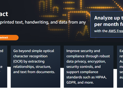 Amazon Textract Screenshot 1