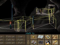 3D display of room pathfinding map
