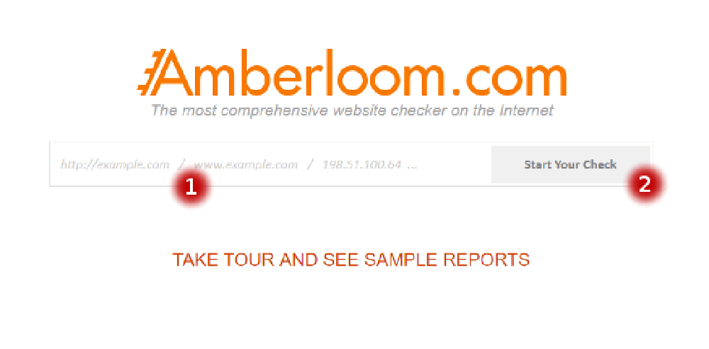 Amberloom Website Checker Screenshot 1
