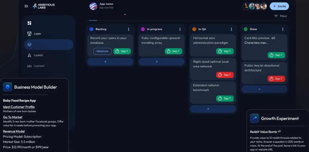Ambitious Labs AI Screenshot 1
