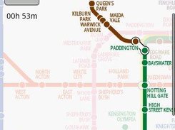 Route on map view