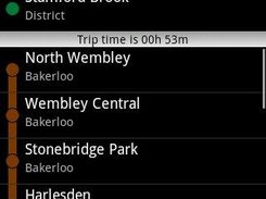 Route details view