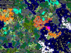 Screenshot created from the seed 24922 using Amidst v4.0 and Minecraft 1.9.