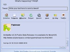 ver 0.29 Beta MorphOS Screenshot