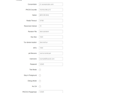 amld configuration page